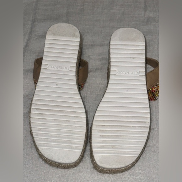 Steve Madden multicolor platform sandals size9 - Picture 3 of 5